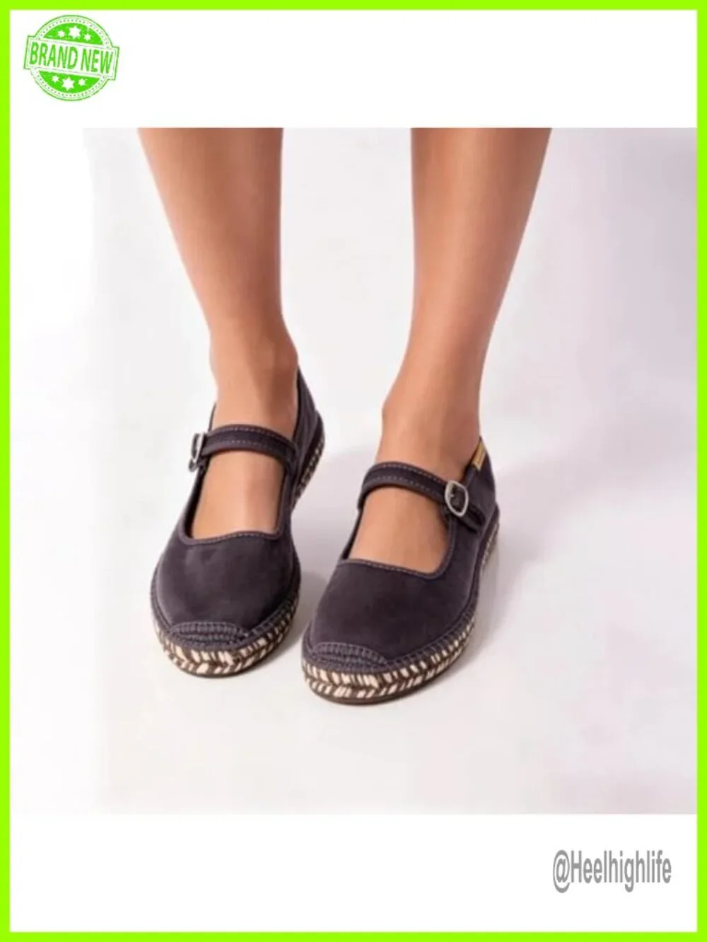 Womens Woven Platform Espadrilles Flats Adjustable Buckle Slip On Summer Shoes